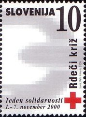 Stamp, Charity Stamp (Solidarity Week), Slovenia,  , Red Cross and Red Crescent