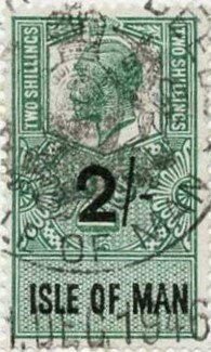 2/- Surcharged on 2/- King George V
