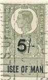 5/- surcharged on 5/- King George VI