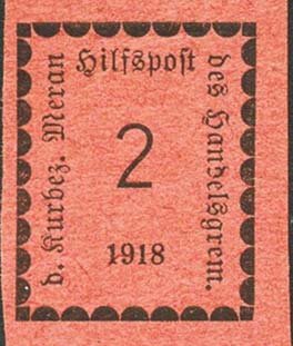 Merano local stamps