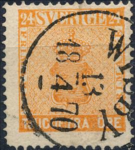 Stamp, Coat-of-Arms Öre, Sweden,  , Coats of Arms, Crowns and Coronets