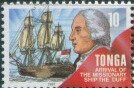 Stamp, Arrival of the missionary ship the Duff, Tonga,  