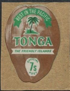 Stamp, Coconut (Cocos nucifera), Tonga,  