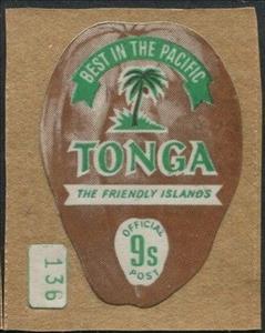 Stamp, Coconut (Cocos nucifera), Tonga,  