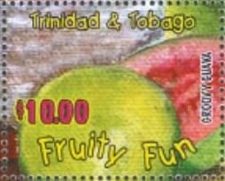 Stamp, Groovy Guava, Trinidad and Tobago,  , Fruits