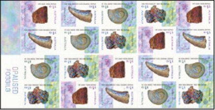 Booklet, Opalized Fossils s/a booklet, Australia,  , Fossils, Minerals