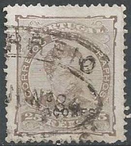 King Luis I - overprinted ACORES