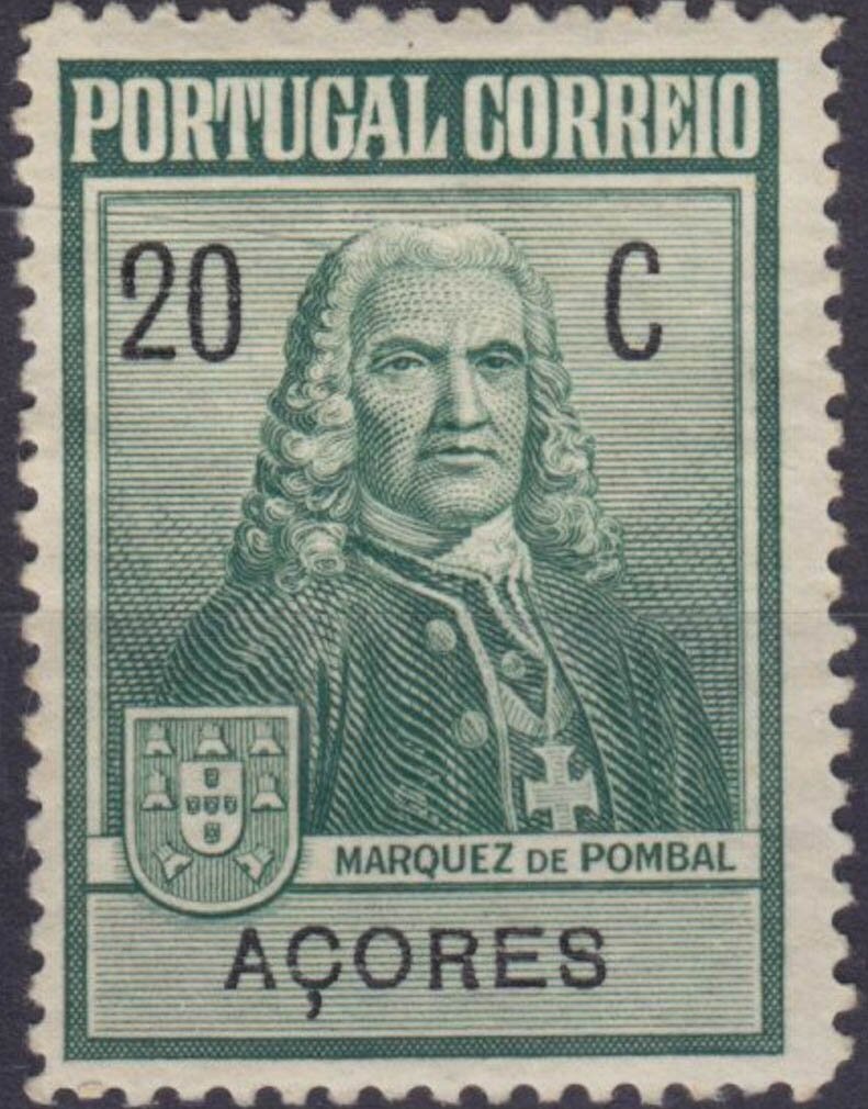 Marquis de Pombal rebuilder of Lisboa