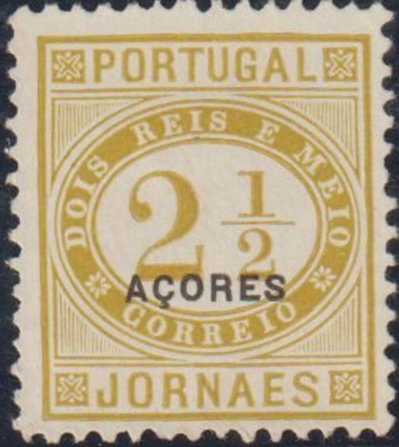Numeral - overprinted ACORES