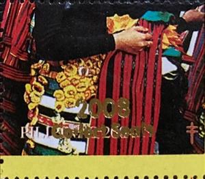 Stamp, "Baguio's Panagbenga Flower Festival" by Ed Santiago, Cinderellas,  , Flowers, Plants (Flora), Tuberculosis / TBC, Women