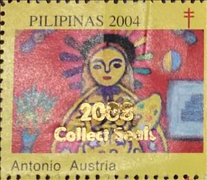 Stamp, Antonio Austria, Cinderellas,  , Flowers, Plants (Flora), Tuberculosis / TBC