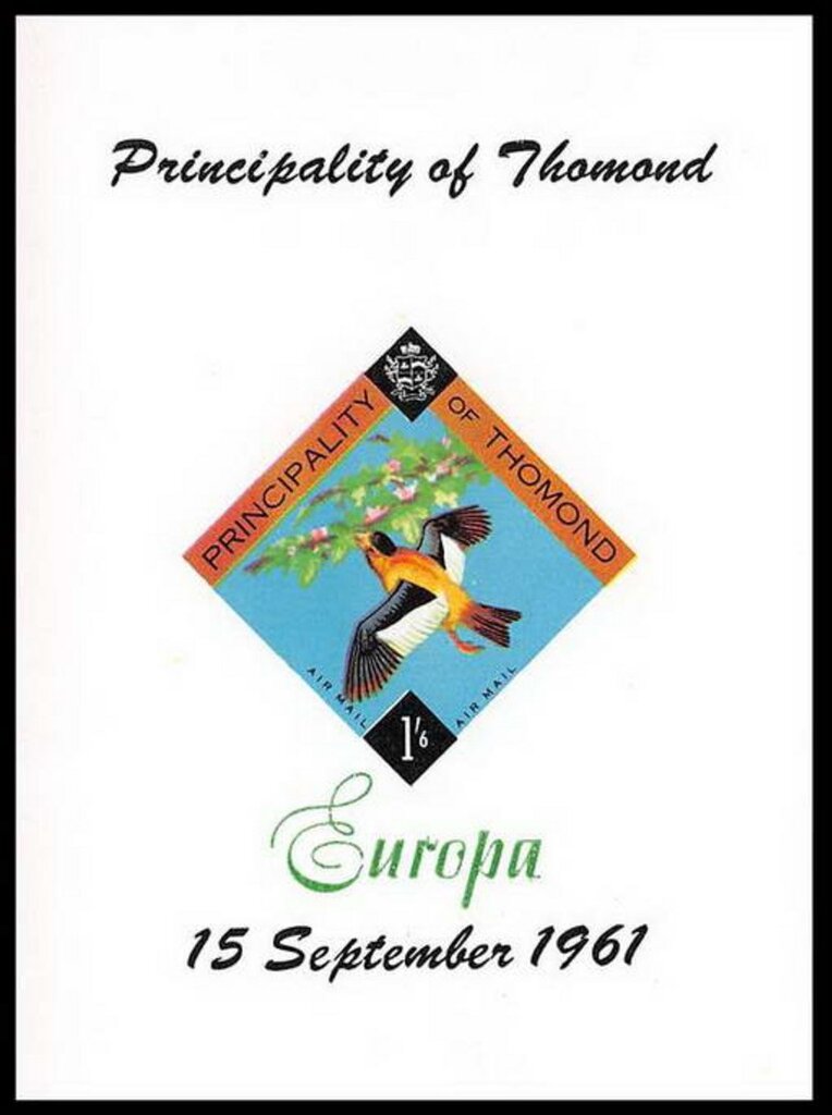 Bird and flowering branch - Europa 1961