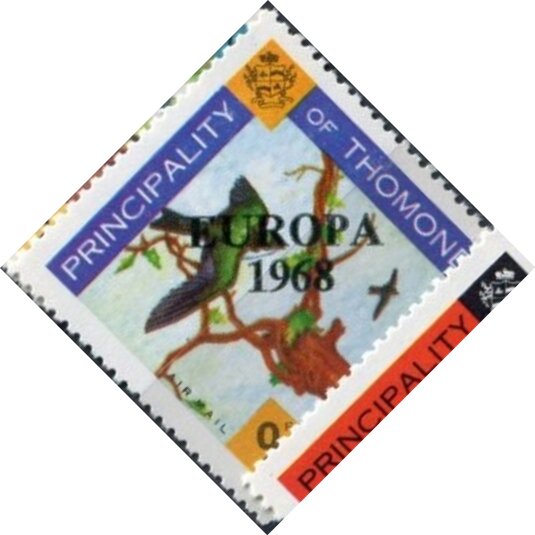 Birds on branch - Europa 1968