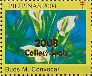 Stamp, Buds M. Convocar, Cinderellas,  , Flowers, Plants (Flora), Tuberculosis / TBC