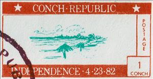 Stamp, Coastal scene, Cinderellas,  , Coastal Areas