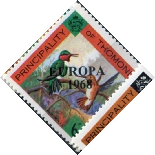 Hummingbirds in tree - Europa 1968
