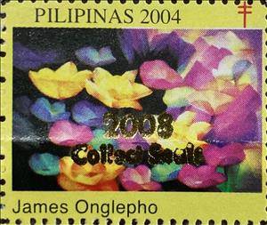 Stamp, James Onglepho, Cinderellas,  , Flowers, Plants (Flora), Tuberculosis / TBC