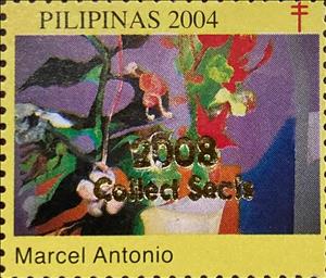Stamp, Marcel Antonio, Cinderellas,  , Flowers, Plants (Flora), Tuberculosis / TBC