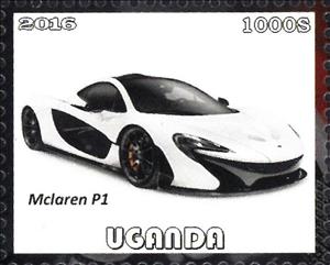 Stamp, Mclaren P1, Cinderellas,  , Cars