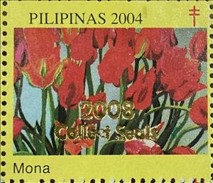 Stamp, Mona, Cinderellas,  , Flowers, Plants (Flora), Tuberculosis / TBC