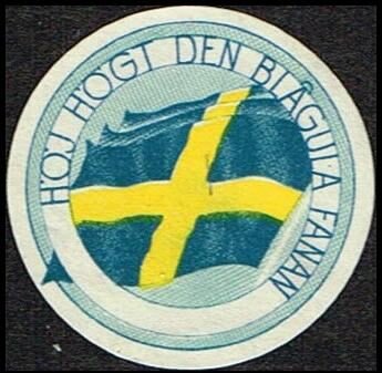 Sverige flag hoej hoegt den blaagula fanen