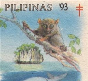 Stamp, Tarsier, Cinderellas,  , Animals (Fauna), Tuberculosis / TBC