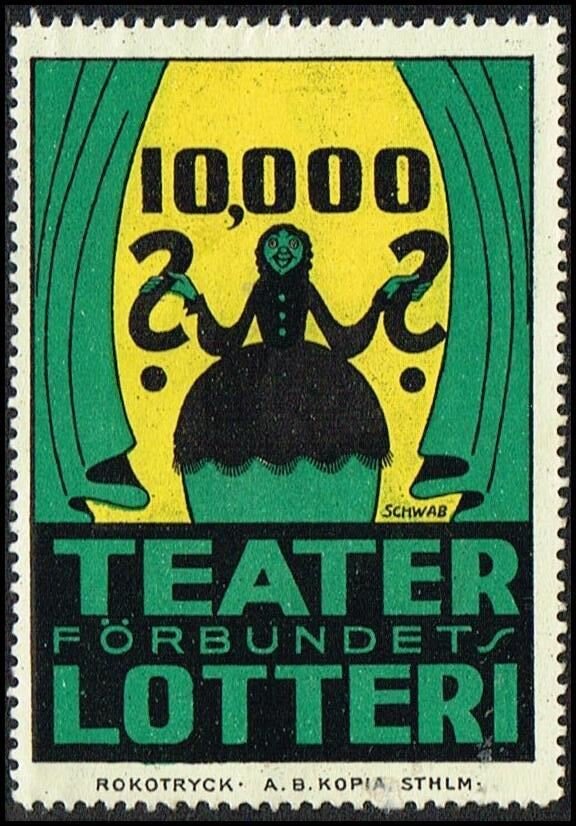 Teaterfoerbundets lotteri 10 000