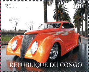 Stamp, Cars, Congo, Republic (Brazzaville)- Illegal Stamps,  , Cars
