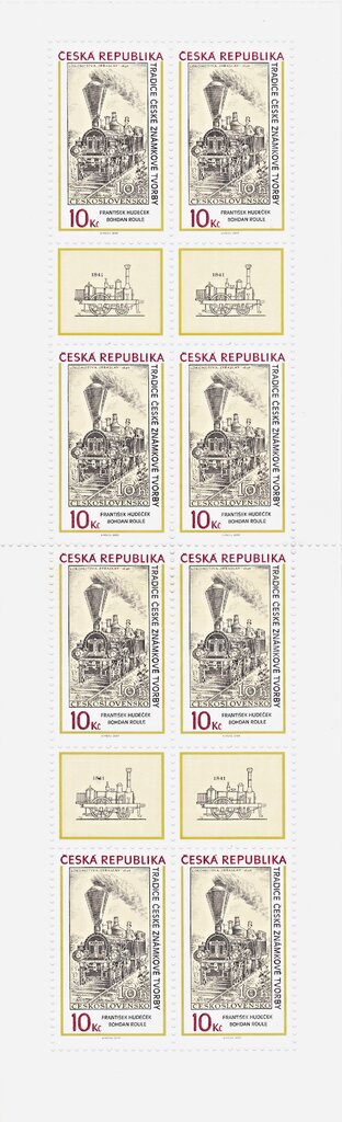 František Hudeček - Stamp of 1956