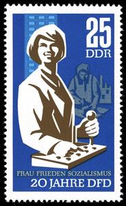 Stamp, Switchboard, Germany, Democratic Republic,  