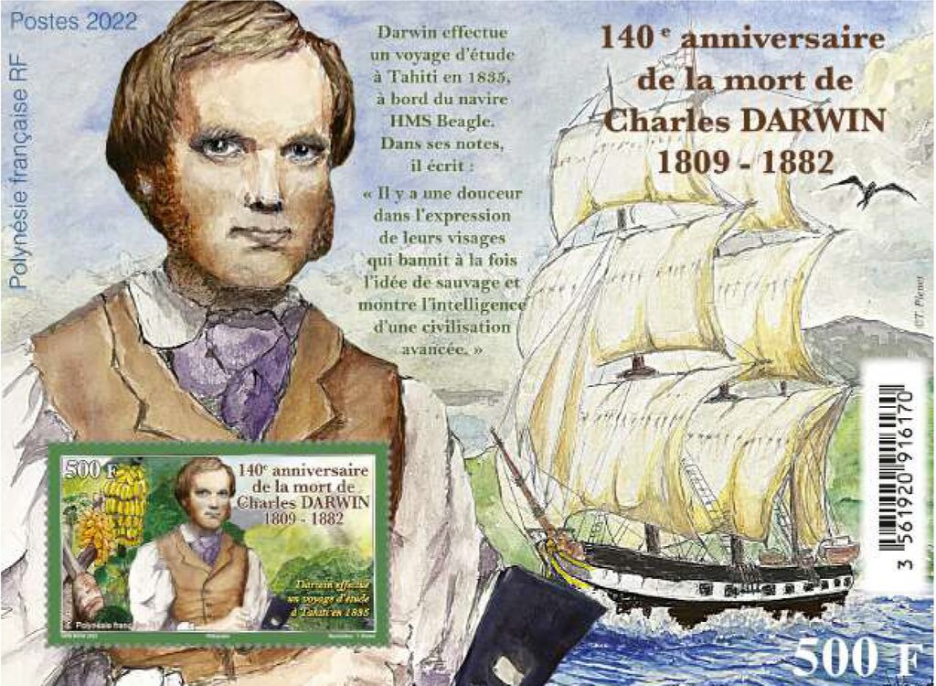 Charles Darwin, 140th Anniversary of Death