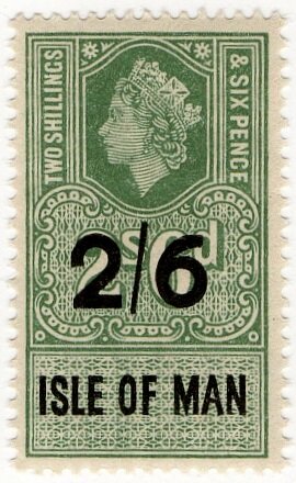 2/6d Surcharged on 2/6d Elizabeth II