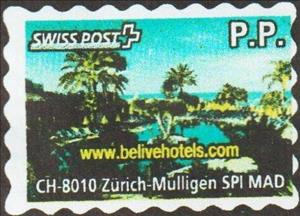 Stamp, Be Live Hotels, Personalized and Private Mail Stamps,  , Coastal Areas, Hotels, Tourism