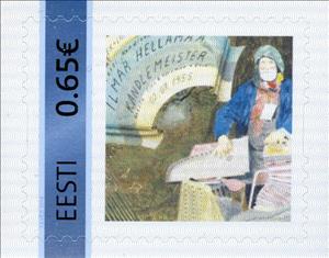 Stamp, Ilmar Hellamaa Kandlemeister, Personalized and Private Mail Stamps,  , Paintings