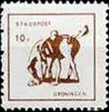 Stamp, Peerd van ome Loeks, Personalized and Private Mail Stamps,  , Horses