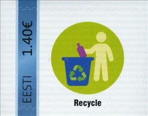 Stamp, Recycle, Personalized and Private Mail Stamps,  , Economy, Waste