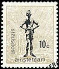 Stamp, Stadspost, Personalized and Private Mail Stamps,  
