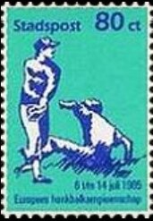 Stamp, Stadspost, Personalized and Private Mail Stamps,  , Baseball, Sports