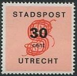Stamp, Stadspost, Personalized and Private Mail Stamps,  