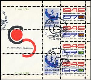 Mini Sheet, Stadspost, Personalized and Private Mail Stamps,  , Birds, Numbers, People