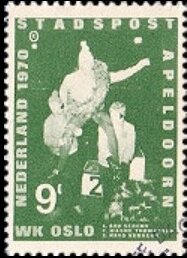 Stamp, World Cup Oslo, Personalized and Private Mail Stamps,  , Sports, Winter Sports