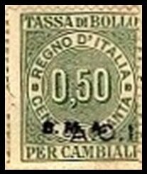 Stamp, Digit, Tripolitania, British Admin.,  , Numbers