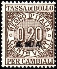 Stamp, Digit, Tripolitania, British Admin.,  , Numbers