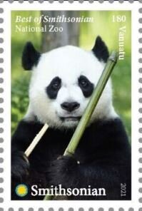 Stamp, National Zoo, Vanuatu,  , Animals (Fauna), Pandas, Zoos