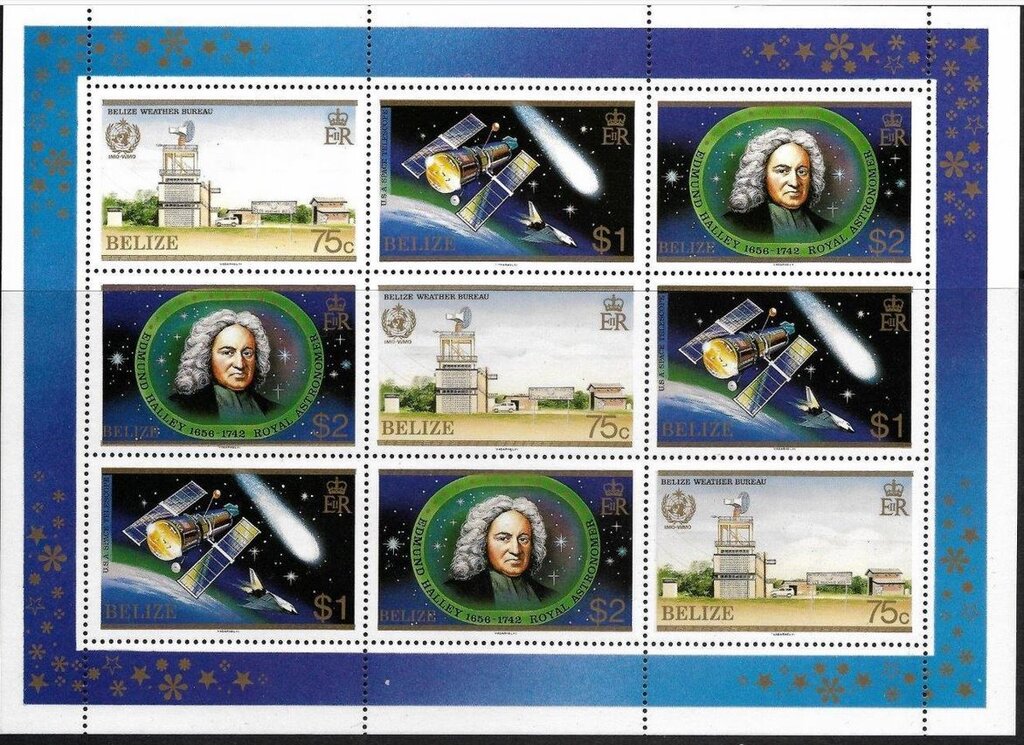 Appearance of Halley's Comet Mini Sheet 2