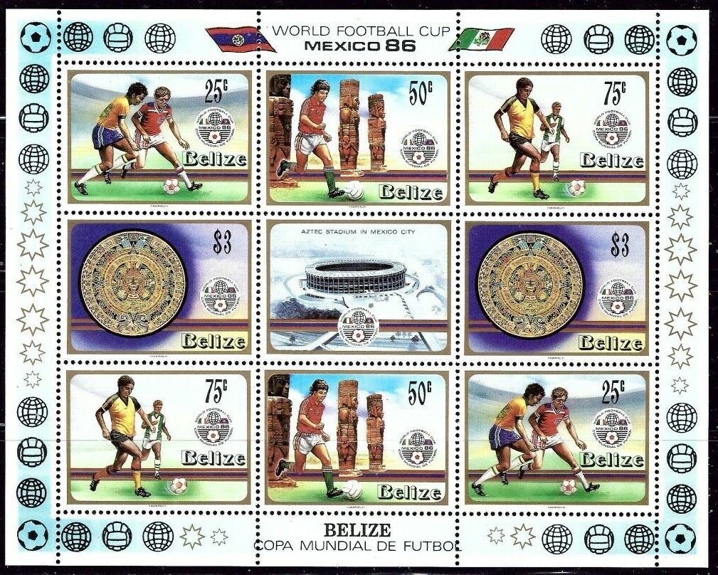 FIFA World Cup 1986, Mexico Mini Sheet
