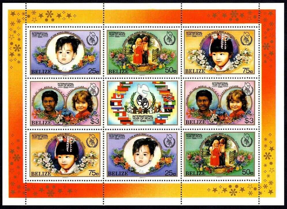 International Peace Year Mini Sheet