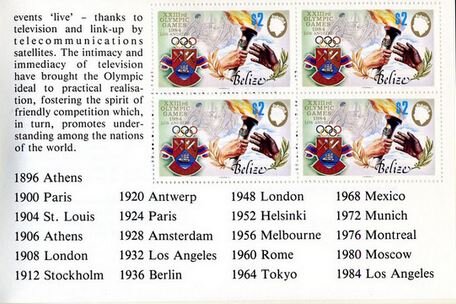 Olympic Torch Handover Booklet Pane