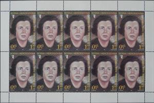 Mini Sheet, 100 Years of Birth of Sevala Zildzic, Bosnia and Herzegovina,  , Anniversaries and Jubilees, Famous People, Physicists, Women