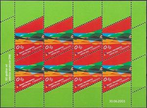 Mini Sheet, 50th Anniversary of the Discovery of DNA Structure, Bosnia and Herzegovina,  , Anniversaries and Jubilees, Medical Science